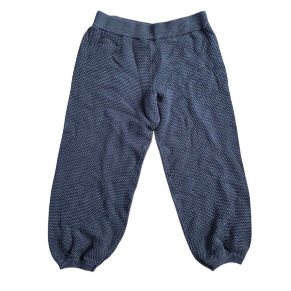 Free People Beach Charcoal Waffle Knit Hailee Cardi Cropped Joggers S - Picture 2 of 4